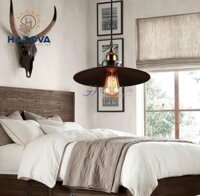 Đèn thả trần đui đồng hình chóp nón HAPOVA ELLE 88901 - Không bóng