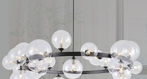 Đèn thả trần DY4058/24 BK