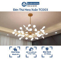 Đèn thả trần HERA xoắn TAO1501 TC003 - Đèn trang trí phòng khách, phòng ăn, bàn ăn, quán cafe, nhà hàng