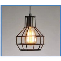 Đèn Thả trần khung sắt hình quả  lựu đạn