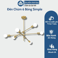 Đèn thả trần SIMPLE chùm TAO1501 TC005 - Đèn trang trí phòng khách, phòng ăn, bàn ăn, quán cafe, nhà hàng