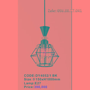 Đèn thả trang trí DY4052/1 BK