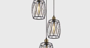 Đèn thả trang trí hiện đại DY4024/3 BK