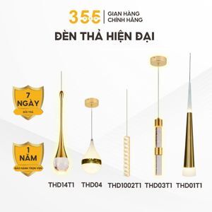 Đèn thả trang trí hình giọt nước THD04