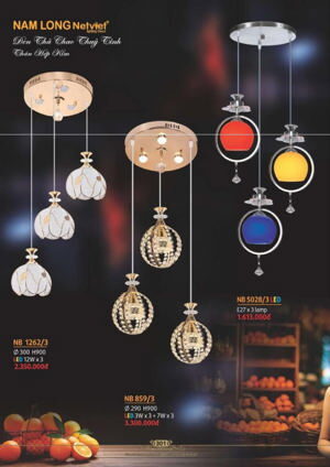 Đèn thả trang trí NB 1262/3