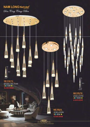 Đèn thả trang trí NB 318/6