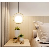 ĐÈN THẢ TRANG TRÍ PHÒNG KHÁCH,PHÒNG NGỦ,BÀN ĂN,QUẦY BAR,BARBER SHOP ,NHÀ HÀNG HÌNH CẦU THỦY TINH - YJP35