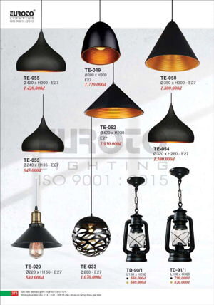 Đèn thả trang trí TE-033