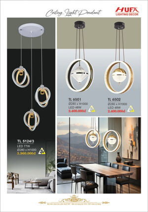 Đèn thả trang trí TL 5124-3