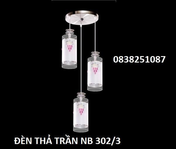 Đèn Thả Trang Trí Trần In Họa Tiết Netviet NB 302-3