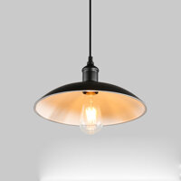 Đèn thả treo trần Monsky trang trí bàn ăn, quán cafe, cửa hàng thời trang đẹp mắt dùng bóng LED Edision ST64 - Đen kèm LED Edision