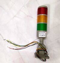 Đèn tháp 3 tầng 12V-24V có còi, chân đế có khớp xoay DTX-C04