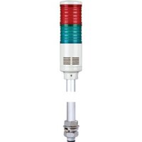Đèn tháp QLIGHT ST45L-BZ-2-24-RG 2 tầng 24VAC/DC có còi