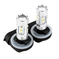 Đèn Thay Thế 2x 10 Đèn LED 50W H27 Bóng Đèn Sương Mù DC 12V Siêu Sáng