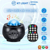 Đèn Thiên Hà V10 Mini Lốc Xoáy Chiếu Sao Có Loa Bluetooth, Điều Khiển Bằng App Decor Trang Trí Siêu Đẹp Đồ Decor Chất