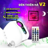 Đèn thiên hà V2 Loa Bluetooth, đèn chiếu ngôi sao vũ trụ cao cấp, tặng remote, dercor trang trí phòng cực chill