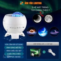 Đèn Thiên Hà V9 Pro 5in1 Chiếu Trăng Sao Dải Ngân Hà Đèn Decor Trang Trí Phòng Ngủ Phòng Bay