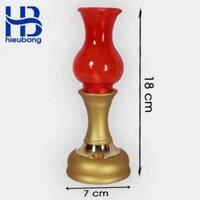 Đèn thờ cúng dùng pin cao cấp màu vàng