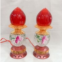 Đèn thờ, Đèn led đổi màu hình trái đào, bàn thờ tổ tiên, ông bà, thờ phật, ông địa, thần tài - đèn thờ NDB-2108