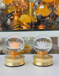 Đèn Thờ Dùng Pin Cầu Tròn DCD-035