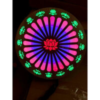 Đèn Thờ Hào Quang Phật Ẩm Chuyển Màu - Nhiều Kích Thước