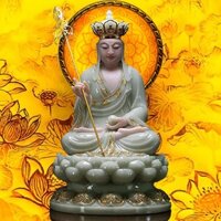 Đèn Thờ Hào Quang Phật Tranh Trúc Chỉ hoa sen nở, Trang Trí Bàn Thờ, bàn thờ phật tổ, phật quang âm, tam ba vị thánh,...