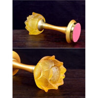 Đèn Thờ Hoa Sen Lưu Ly 1 Bông, Cặp Đèn Thờ Lưu Ly Hoa Sen,Bày Ban Thần Tài,Ban Phật,Ban Thờ Gia Tiên