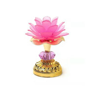 Đèn thờ LED Hoa Sen Đổi Màu Cắm Điện Kiêm Máy Niệm Phật