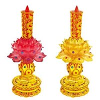 ĐÈN THỜ NẾN HOA SEN LOẠI LỚN MD71B