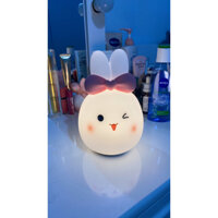 Đèn Thỏ Nơ cảm ứng chuyển màu sạc tích điện