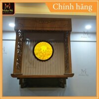 ĐÈN THỜ PHẬT hào quang đường kính 30cm, [ Bát hương ] tranh in trúc chỉ MÂU NI tôn tượng, tượng thờ cúng