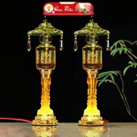 Đèn Thờ Phật Quang Bát Nhã Có Sẵn LED Nhiều Chế Độ CHÂN THIỆN MỸ, Đèn Để Bàn Thờ, Trang Trí Bàn Thờ