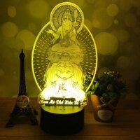 Đèn thờ Phổ Hiền Bồ Tát, Đèn tranh Phổ Hiền Bồ Tát để bàn, Đèn thờ Phật giáo (L805)