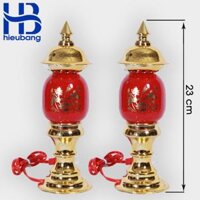 Đèn thờ phú quý 23cm