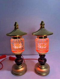 Đèn thờ phú quý pha lê cao cấp