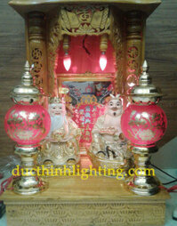 Đèn Thờ Phú Quý Tròn Số 3