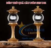 Đèn Thờ Quả Cầu Nón Sen