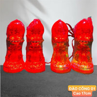 💡ĐÈN THỜ TRÁI ĐÀO CON CÔNG 01 ( XÀI ĐIỆN )