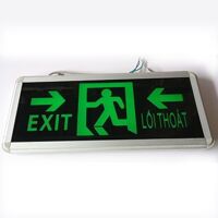 Đèn thoát hiểm chữ Exit, 2 mũi tên hướng vào – Đèn thoát hiểm AKT