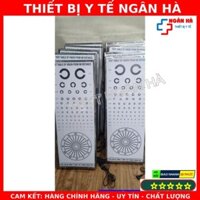 Đèn thử thị lực chữ C đo tật khúc xạ-Đèn kiểm tra thị lực-Bảng đo thị lực - TBYT BV - CHÍNH HÃNG