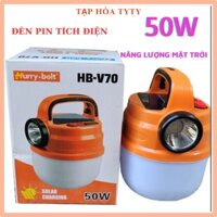 ĐÈN TÍCH ĐIỆN 50W SIÊU SÁNG HB-V70 NĂNG LƯỢNG MẶT TRỜI
