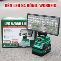 Đèn tích điện 84/48/16 bóng 70W thắp sáng , đèn pin máy khoan sử dụng chân pin phổ thông - Bảo Hành Chính Hãng