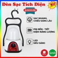 Đèn Tích Điện Đa Năng Sunhouse SHE-6848LA thích hợp mang đi du lịch, sáng liên tục 6 tiếng [ Chính Hãng ]