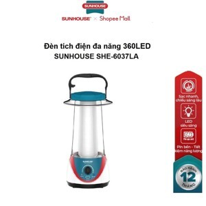 Đèn tích điện Sunhouse SHE-6037LA