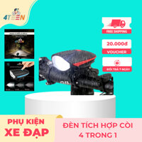 Đèn Tích Hợp Còi 4 Chế Độ Sáng 3 Chế Độ Còi Tích Hợp Chống Nước