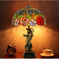 Đèn tiffany – Tượng nữ thần – đèn tiffany chuồn chuồn