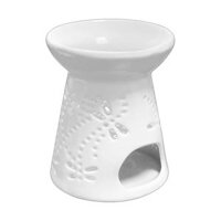 Đèn Tinh Dầu Sứ Trắng Hình Trụ, White Porcelain Oil Burner - UNCLE BILLS