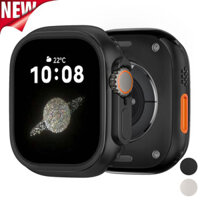 Đen Titan Thay Thế Ốp Lưng Kim Loại Sang Trọng Phụ Kiện Đồng Hồ Tương Thích Cho Apple Watch Ultra 49mm Cho Iwatch Ultra 49mm