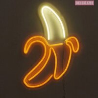 Đèn 𝐍𝐞𝐨𝐧 “Trái chuối” trang trí không gian,đèn ngủ (Tặng Ngay mạch điều khiển tích hợp)