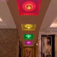 Đèn trần LED FUSIONFLASH, Đèn treo tường 3W hướng dương, Đèn hiệu ứng sáng tạo gắn nhôm trang trí nội thất Chiếu sáng trong nhà